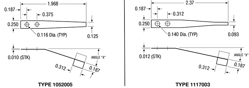 5-amp leaf slip ring brush